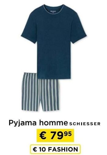 Promotions Pyjama hommme schiesser - Schiesser - Valide de 09/05/2024 à 20/05/2024 chez Molecule