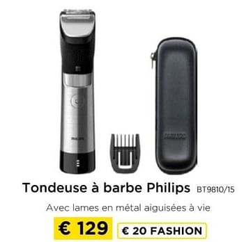 Promotions Tondeuse à barbe philips bt9810-15 - Philips - Valide de 09/05/2024 à 20/05/2024 chez Molecule