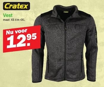 Promoties Vest - Cratex - Geldig van 13/05/2024 tot 01/06/2024 bij Van Cranenbroek
