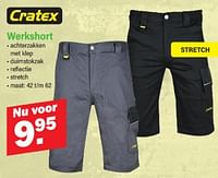 Promoties Werkshort - Cratex - Geldig van 13/05/2024 tot 01/06/2024 bij Van Cranenbroek
