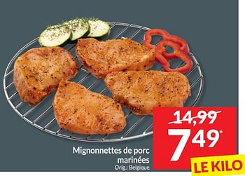 Promotions Mignonnettes de porc marinées - Produit maison - Intermarche - Valide de 14/05/2024 à 20/05/2024 chez Intermarche