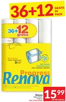 Promotions Renova papier toilette progress - Renova - Valide de 14/05/2024 à 20/05/2024 chez Intermarche