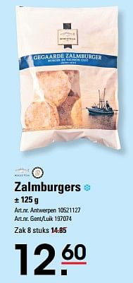 Promoties Zalmburgers - Smit Vis - Geldig van 16/05/2024 tot 03/06/2024 bij Sligro