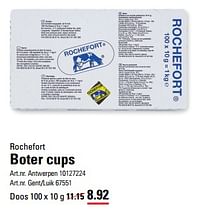 Boter cups-Rochefort