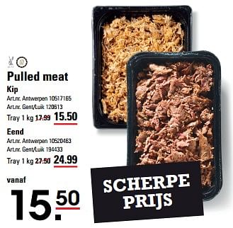 Promoties Pulled meat kip - Huismerk - Sligro - Geldig van 16/05/2024 tot 03/06/2024 bij Sligro