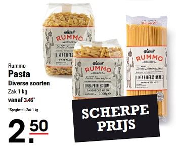 Promoties Pasta - Rummo - Geldig van 16/05/2024 tot 03/06/2024 bij Sligro