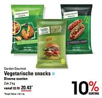 Promoties Vegetarische snacks - Garden Gourmet - Geldig van 16/05/2024 tot 03/06/2024 bij Sligro