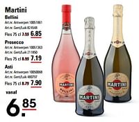 Promoties Bellini - Martini - Geldig van 16/05/2024 tot 03/06/2024 bij Sligro