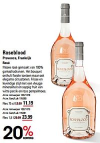 Roseblood provence rosé-Rosé wijnen