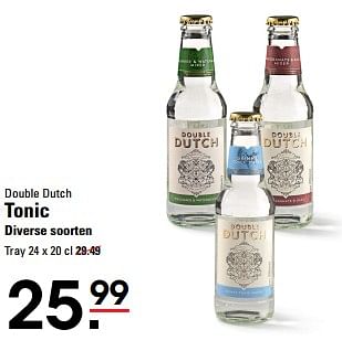 Promoties Tonic - Double Dutch - Geldig van 16/05/2024 tot 03/06/2024 bij Sligro