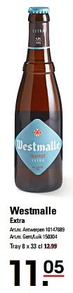 Promoties Westmalle extra - Westmalle - Geldig van 16/05/2024 tot 03/06/2024 bij Sligro