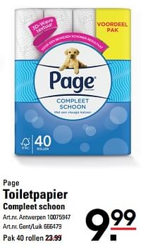 Toiletpapier compleet schoon-Page