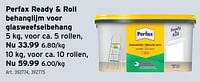 Promoties Perfax ready + roll behanglijm voor glasweefselbehang - Perfax - Geldig van 15/05/2024 tot 21/05/2024 bij Gamma