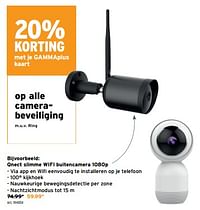 Qnect slimme wifi buitencamera 1080p-Qnect