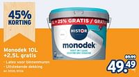 Promoties Monodek - Histor - Geldig van 15/05/2024 tot 21/05/2024 bij Gamma