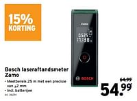 Promoties Bosch laseraftandsmeter zamo - Bosch - Geldig van 15/05/2024 tot 21/05/2024 bij Gamma