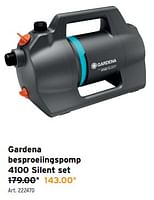Promoties Gardena besproeiingspomp 4100 silent set - Gardena - Geldig van 15/05/2024 tot 21/05/2024 bij Gamma