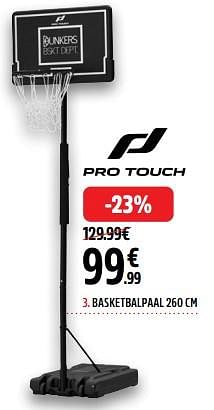 Promoties Basketbalpaal - Pro Touch - Geldig van 13/05/2024 tot 31/05/2024 bij Intersport