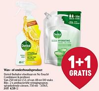 Promoties Antibacteriële reinigingsspray, sprankelende citroen - Dettol - Geldig van 16/05/2024 tot 22/05/2024 bij Delhaize