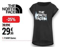 Promoties T shirt dames - The North Face - Geldig van 13/05/2024 tot 31/05/2024 bij Intersport