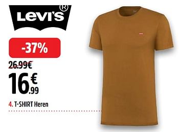 Promoties T shirt heren - Levi's - Geldig van 13/05/2024 tot 31/05/2024 bij Intersport