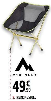 Promoties Trekkingstoel - Mc Kinley - Geldig van 13/05/2024 tot 31/05/2024 bij Intersport