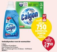 Promoties Antikalkproduct voor de wasmachine power gel 4 in 1 - Calgon - Geldig van 16/05/2024 tot 22/05/2024 bij Delhaize