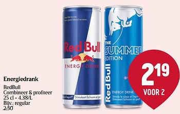 Promoties Energiedrank regular - Red Bull - Geldig van 16/05/2024 tot 22/05/2024 bij Delhaize