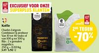 Promoties Koffie gemalen magnifico - Charles Liegeois - Geldig van 16/05/2024 tot 22/05/2024 bij Delhaize