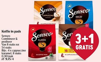 Promoties Koffie in pads senseo cappuccino karamel - Douwe Egberts - Geldig van 16/05/2024 tot 22/05/2024 bij Delhaize