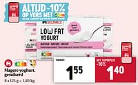 Promoties Magere yoghurt, gesuikerd - Huismerk - Delhaize - Geldig van 16/05/2024 tot 22/05/2024 bij Delhaize