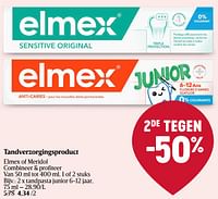 Promoties Tandpasta junior - Elmex - Geldig van 16/05/2024 tot 22/05/2024 bij Delhaize