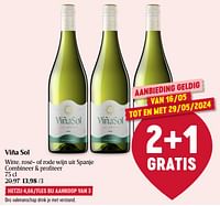 Promoties Viña sol - Witte wijnen - Geldig van 16/05/2024 tot 22/05/2024 bij Delhaize