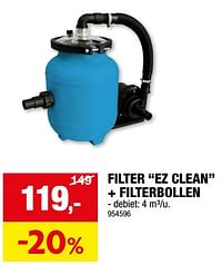 Filter ez clean + filterbollen-Splash