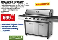 Gasbarbecue hercules-Garden Plus 