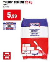 Promoties Hubo cement - Huismerk - Hubo  - Geldig van 15/05/2024 tot 26/05/2024 bij Hubo