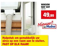 Promoties Window way out - Huismerk - Hubo  - Geldig van 15/05/2024 tot 26/05/2024 bij Hubo