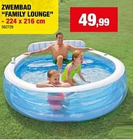 Promoties Zwembad family lounge - Intex - Geldig van 15/05/2024 tot 26/05/2024 bij Hubo