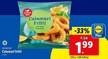 Promotions Calamari fritti - OceanSEa - Valide de 22/05/2024 à 28/05/2024 chez Lidl