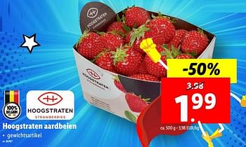 Promoties Hoogstraten aardbeien - Hoogstraten - Geldig van 22/05/2024 tot 28/05/2024 bij Lidl