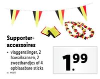 Promoties Supporteraccessoires - Huismerk - Lidl - Geldig van 22/05/2024 tot 28/05/2024 bij Lidl