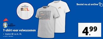 Promoties T-shirt voor volwassenen - Huismerk - Lidl - Geldig van 22/05/2024 tot 28/05/2024 bij Lidl