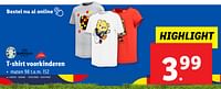 Promoties T-shirt voorkinderen - Huismerk - Lidl - Geldig van 22/05/2024 tot 28/05/2024 bij Lidl