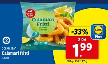 Promoties Calamari fritti - OceanSEa - Geldig van 22/05/2024 tot 28/05/2024 bij Lidl