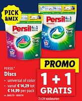 Promoties Discs - Persil - Geldig van 22/05/2024 tot 28/05/2024 bij Lidl