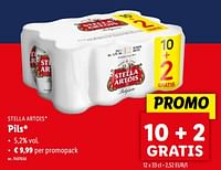 Promoties Pils - Stella Artois - Geldig van 22/05/2024 tot 28/05/2024 bij Lidl