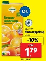 Promoties Sinaasappelsap - Solevita - Geldig van 22/05/2024 tot 28/05/2024 bij Lidl