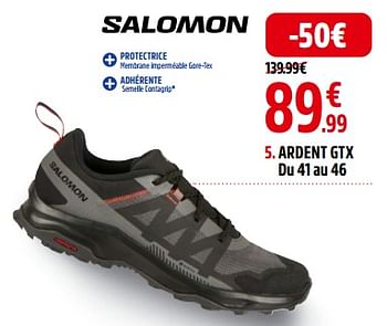 Promotions Ardent gtx - Salomon - Valide de 13/05/2024 à 31/05/2024 chez Intersport