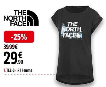 Promotions Tee-shirt femme - The North Face - Valide de 13/05/2024 à 31/05/2024 chez Intersport