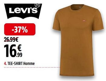Promotions Tee-shirt homme - Levi's - Valide de 13/05/2024 à 31/05/2024 chez Intersport